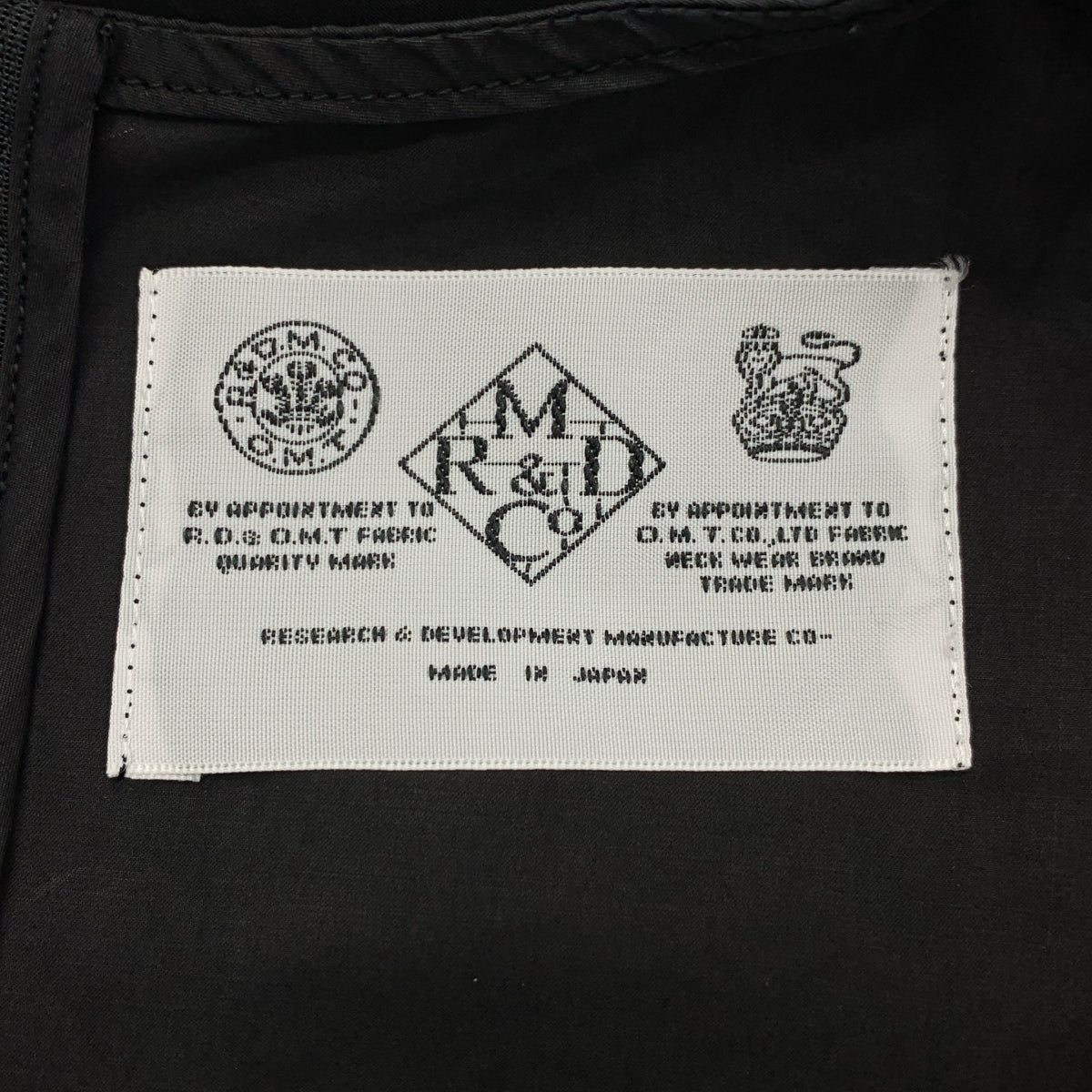 R&amp;D.M.Co / Old Man's Tailor | 棉質超大後拉鍊口袋連身裙 |