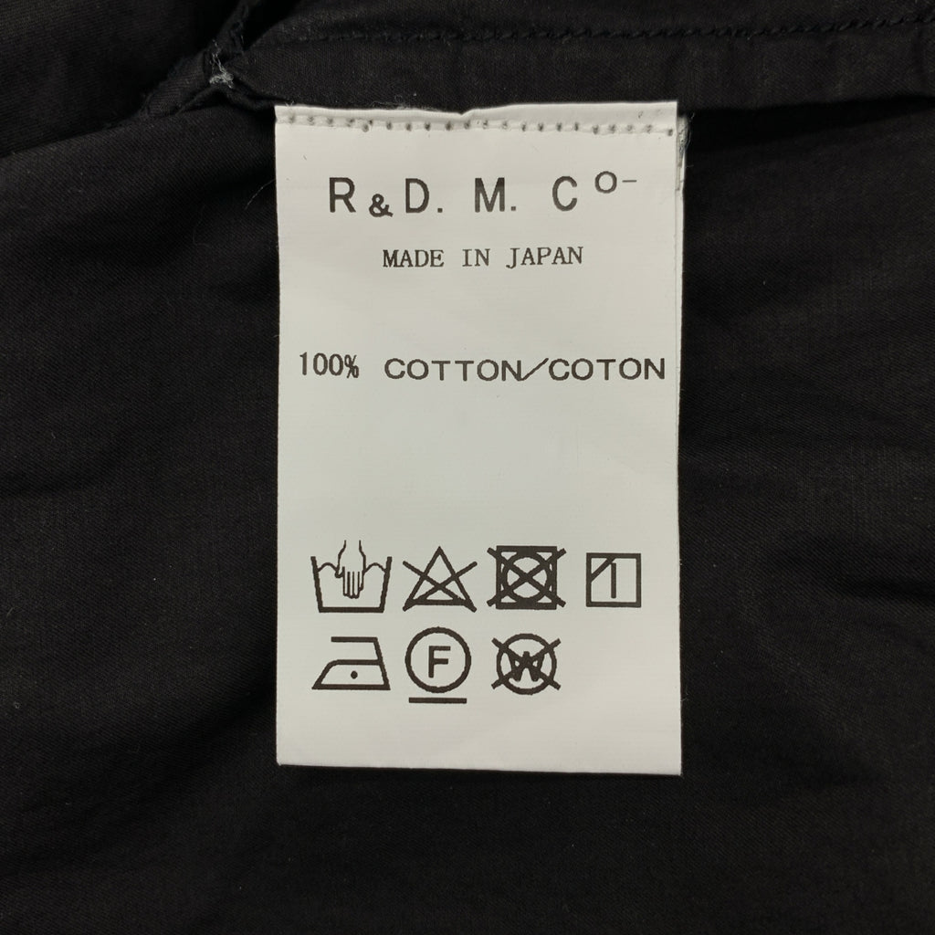 R&amp;D.M.Co / Old Man's Tailor | 棉質超大後拉鍊口袋連身裙 |