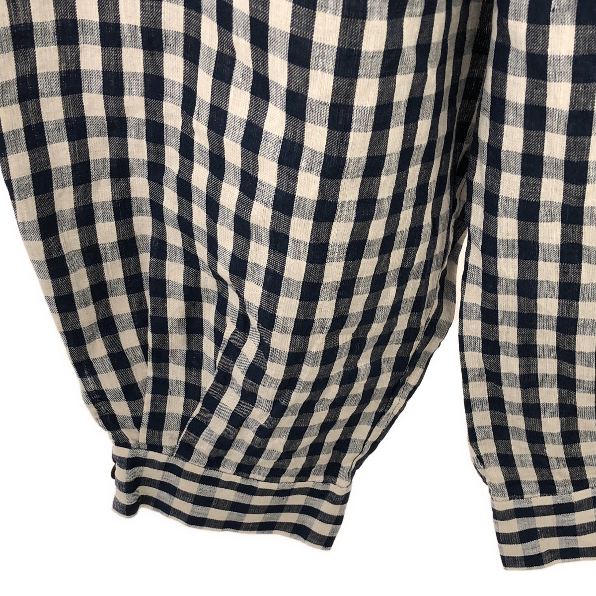 atelier naruse / Atelier Naruse | Checked Linen Jodhpur Pants | F | Women's