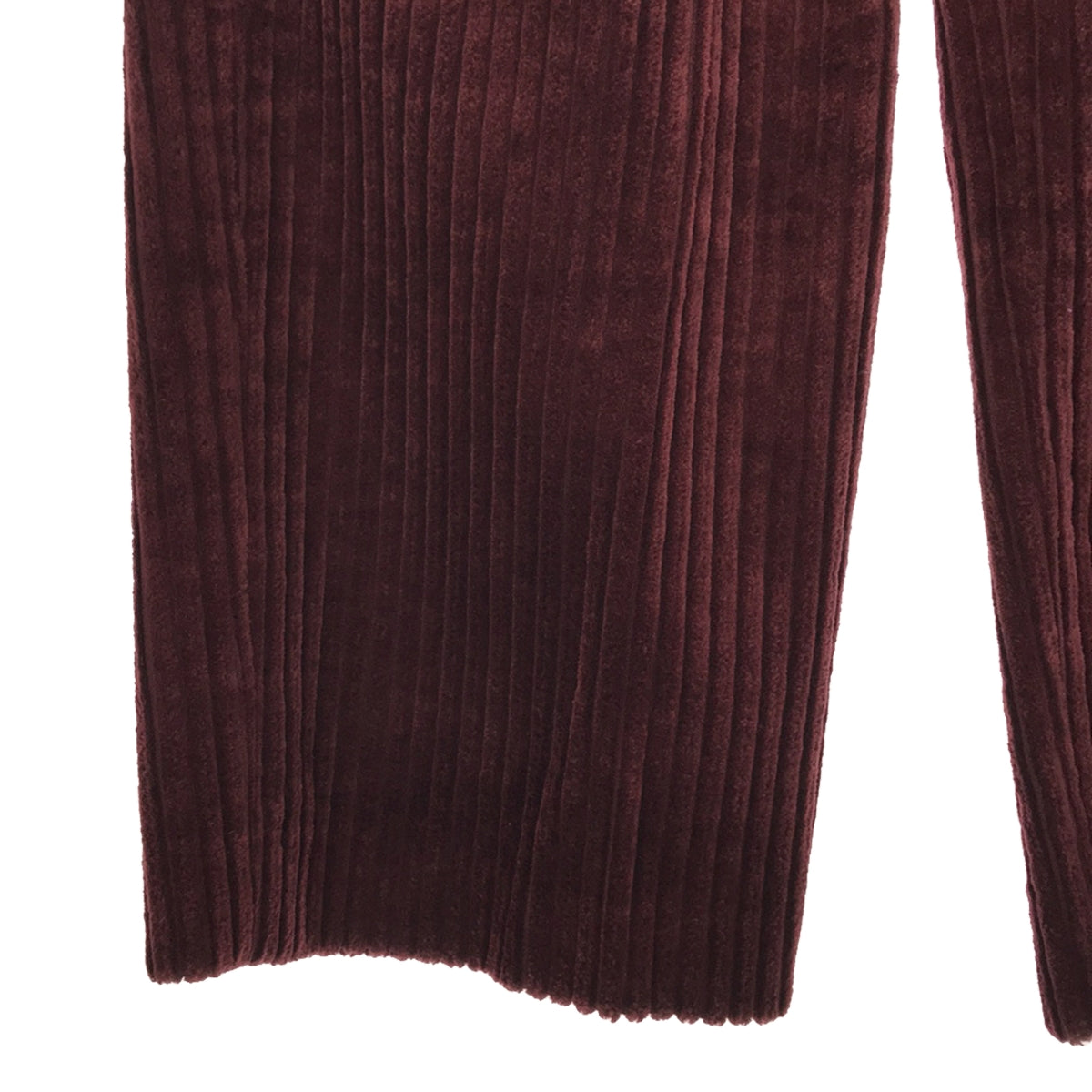 ASTRAET / Astraet | Wide ribbed corduroy wide easy pants | 0 | Burgundy | Women's