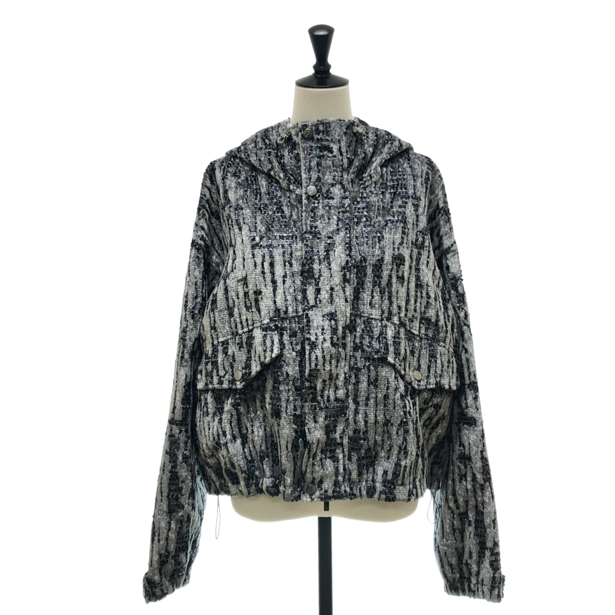 EMPORIO ARMANI / エンポリオアルマーニ | オーバーシルエット ドローストリング ジャケット フーディ / 総裏地 | 46 | メンズ