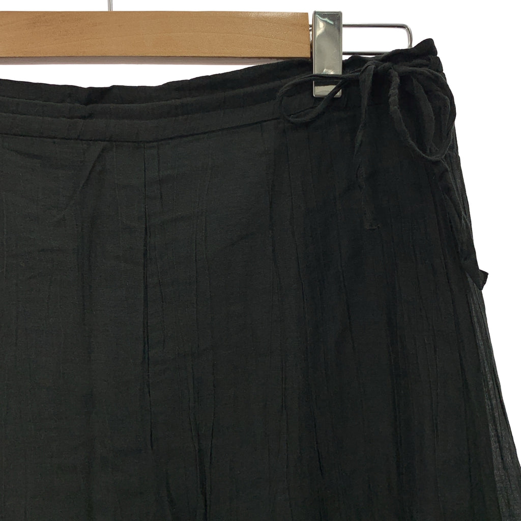 HOUSE OF LOTUS / 하우스 오브 로터스 | 코튼 실크 주름 가공 와이드 팬츠 | S |