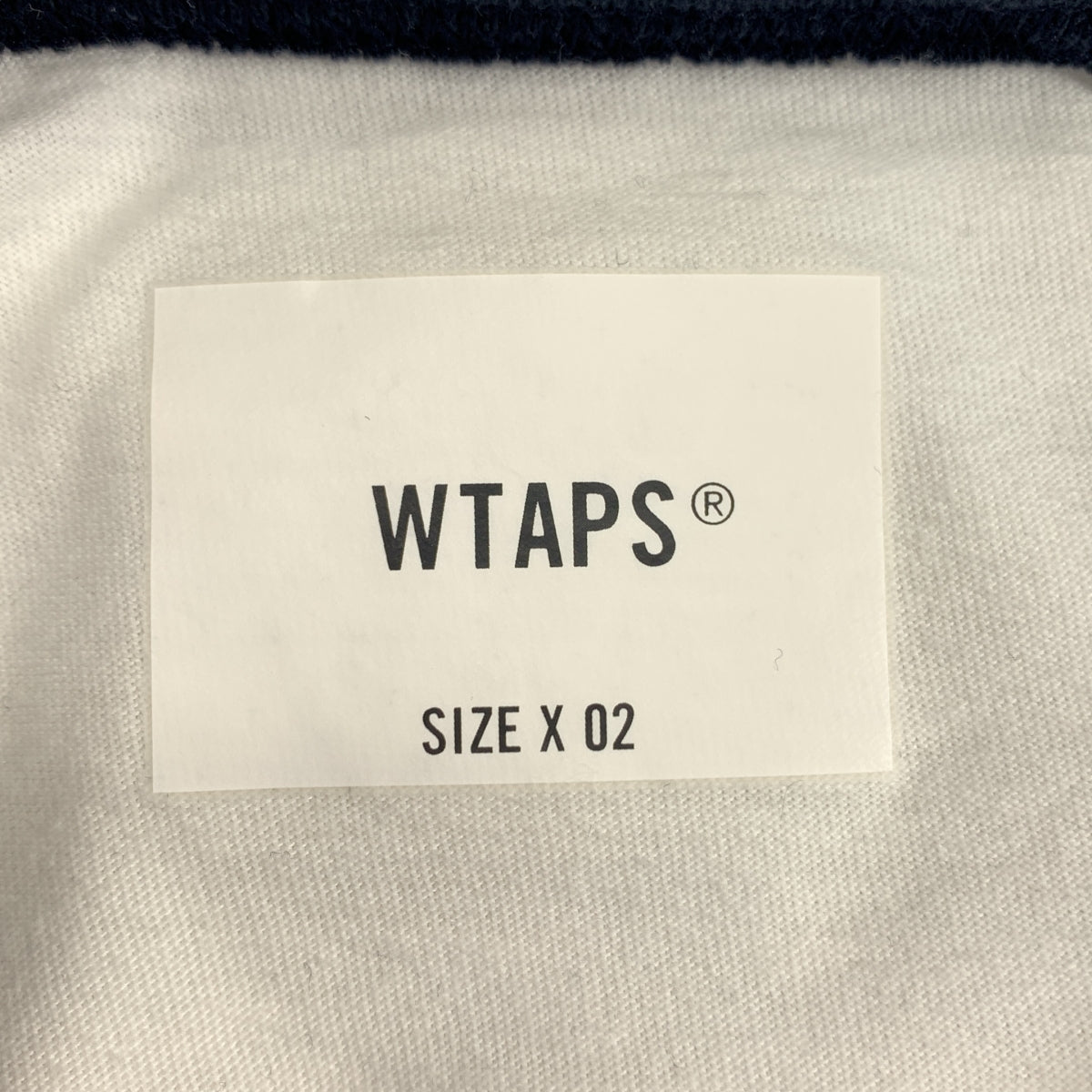 WTAPS / ダブルタップス | 2023SS | IAN LS CTPL. LEAGUE クルーネック ラグラン 長袖 Tシャツ | 2 | ホワイト/ネイビー | メンズ