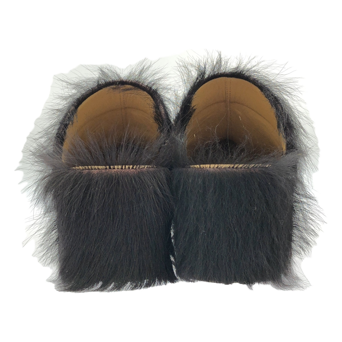 [New] JIL SANDER | Fur ​​Clog Sandals | Size 37 | Black | Women's