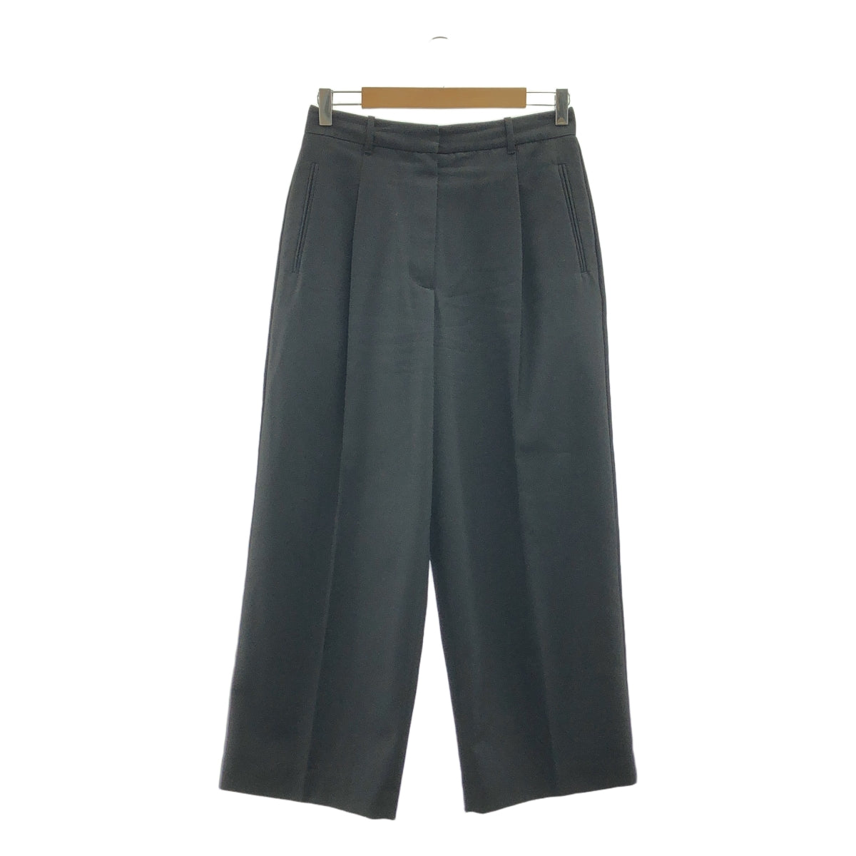 3.1 Phillip Lim / スリーワンフィリップリム | ウール混 ワイド タックパンツ | 0 | レディース
