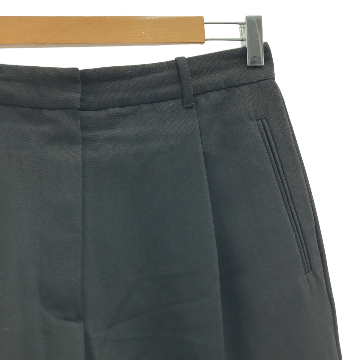 3.1 Phillip Lim / スリーワンフィリップリム | ウール混 ワイド タックパンツ | 0 | レディース