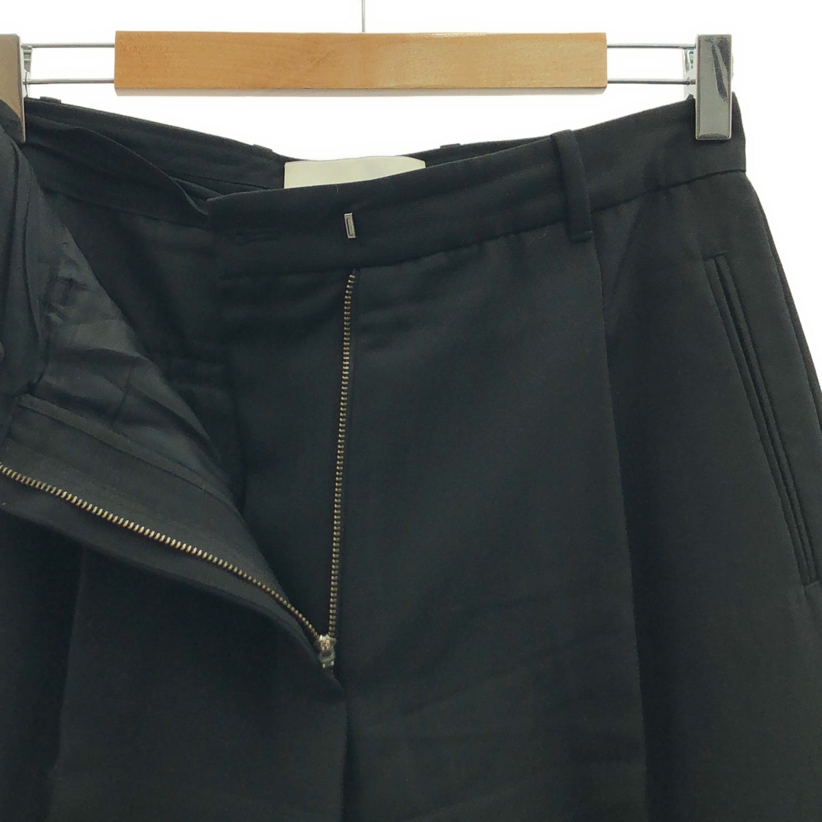 3.1 Phillip Lim / スリーワンフィリップリム | ウール混 ワイド タックパンツ | 0 | レディース