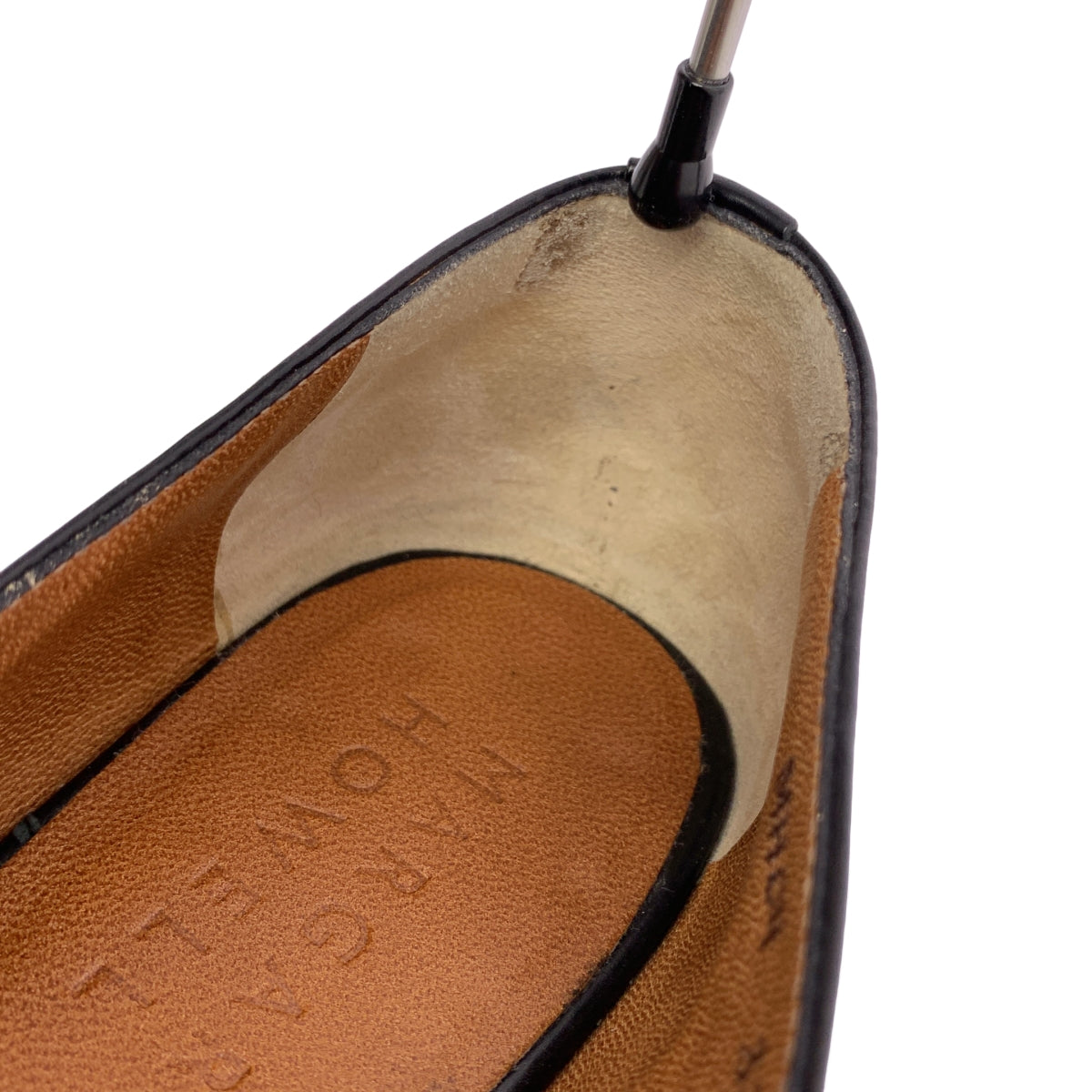 MARGARET HOWELL / マーガレットハウエル | SLIM TOE EVENING SHOE スリム トゥ イブニング シューズ | 37 | ブラック | レディース