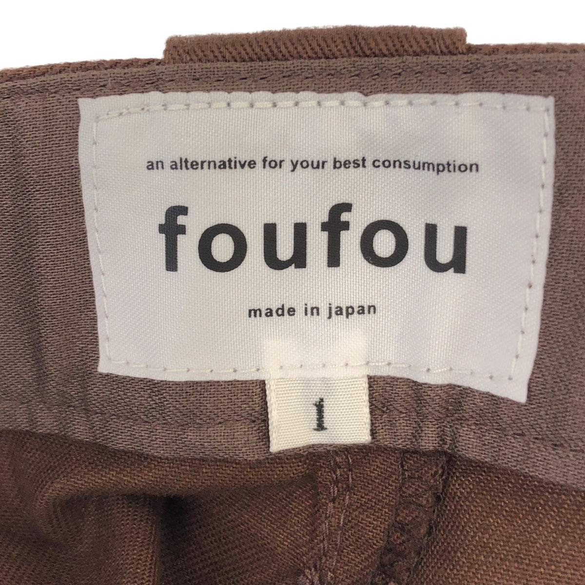 foufou / foufou | one tuck half pants | 1 | Women's