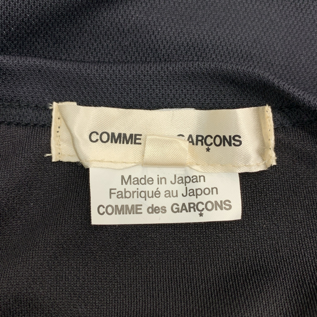 【美品】  COMME des GARCONS / コムデギャルソン | 2025AW | ポリエステル 編み込み ノースリーブ カットソー | L | ブラック | レディース