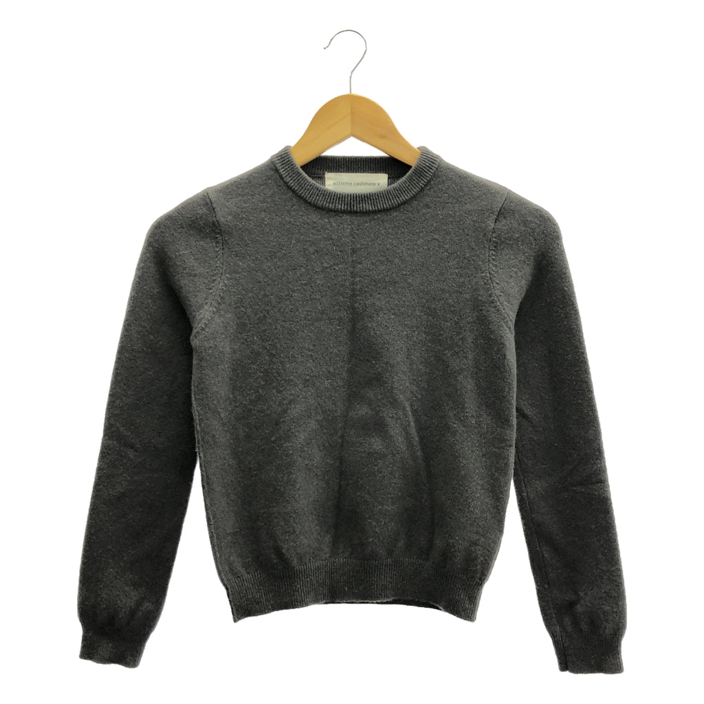 extreme cashmere / エクストリームカシミヤ | 2022AW | cashmere 100％ / カシミヤ ウールニット プルオーバー | グレー | レディース