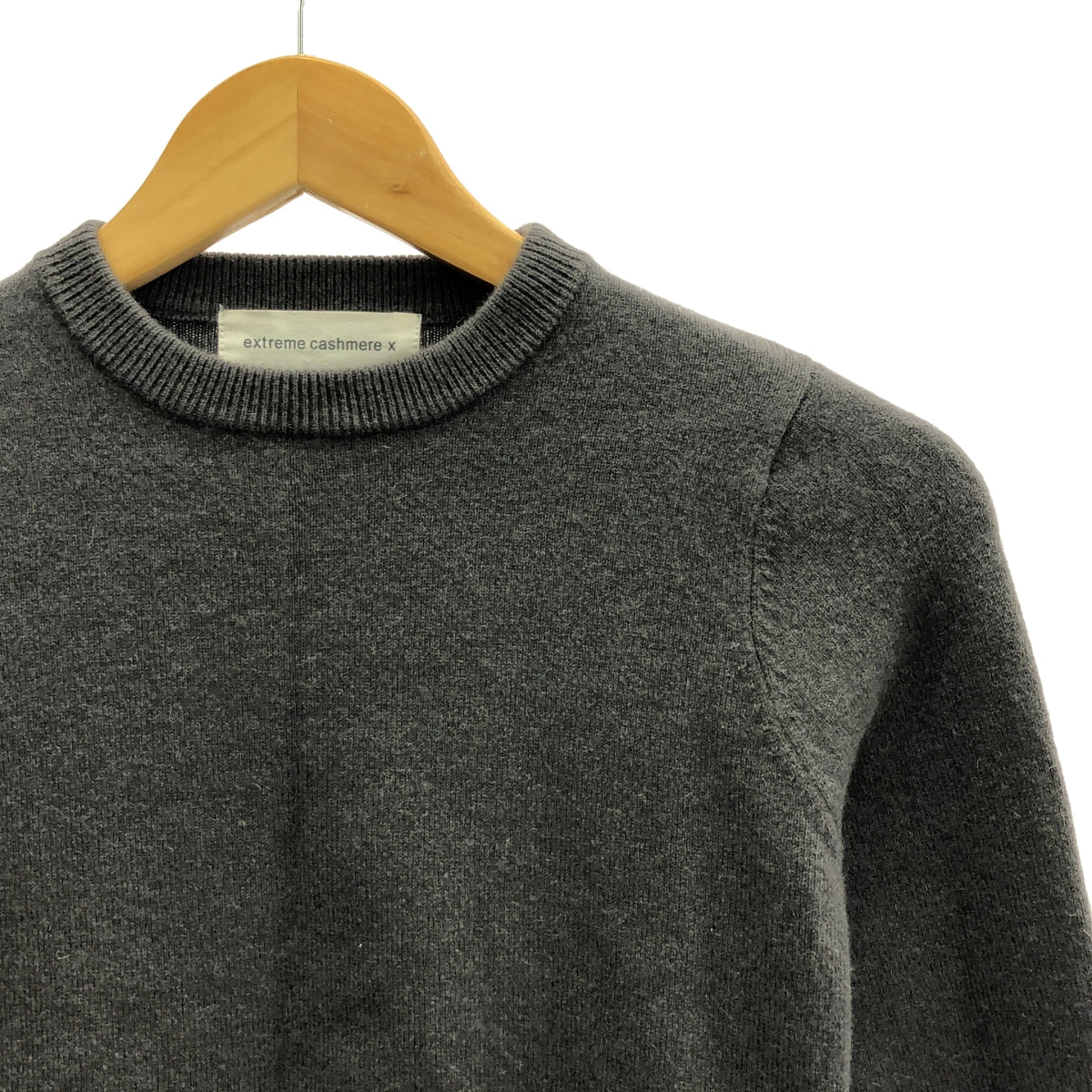 extreme cashmere / エクストリームカシミヤ | 2022AW | cashmere 100％ / カシミヤ ウールニット プルオーバー | グレー | レディース