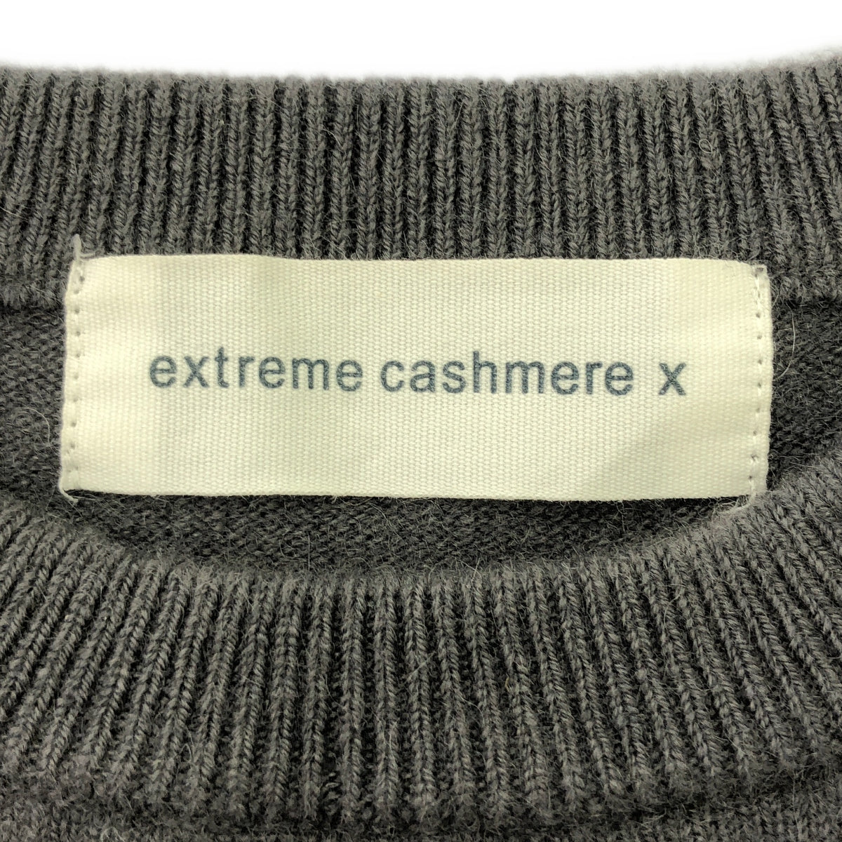 extreme cashmere / エクストリームカシミヤ | 2022AW | cashmere 100％ / カシミヤ ウールニット プルオーバー | グレー | レディース
