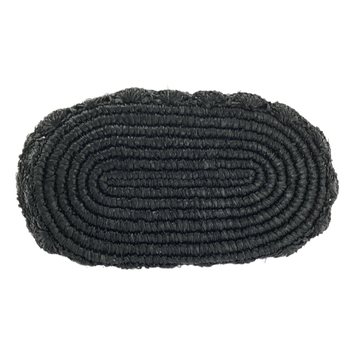 A POINT ETC | 拉菲草籃手提包 | 黑色 | 女款