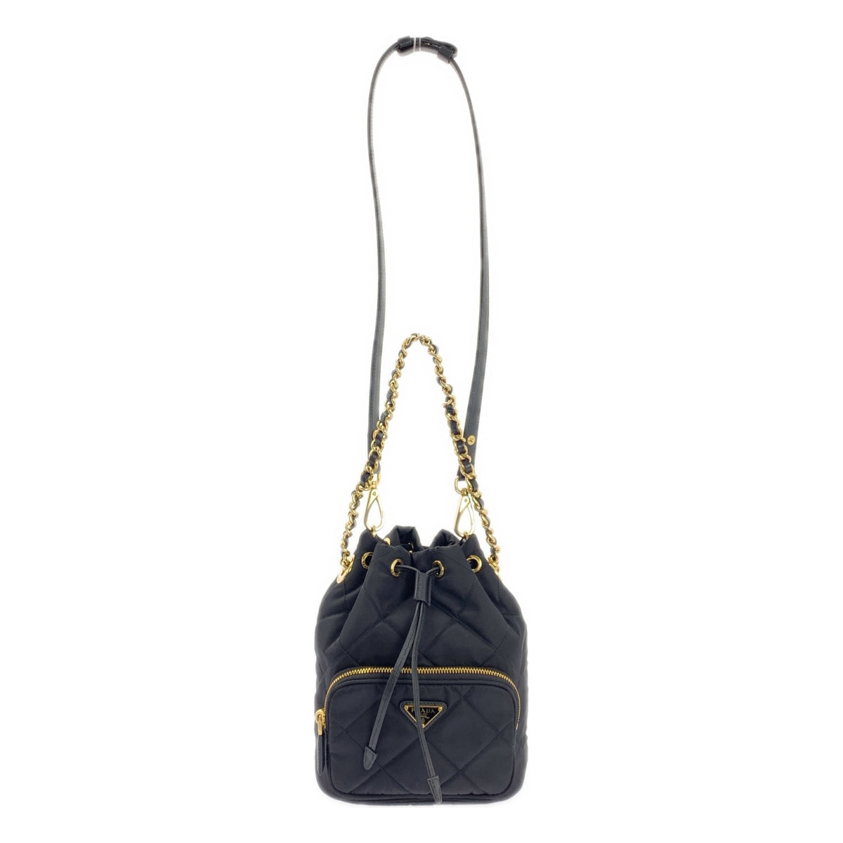 PRADA / プラダ | ReNylon 2WAY キルティング ショルダーバッグ / 1BH038 |