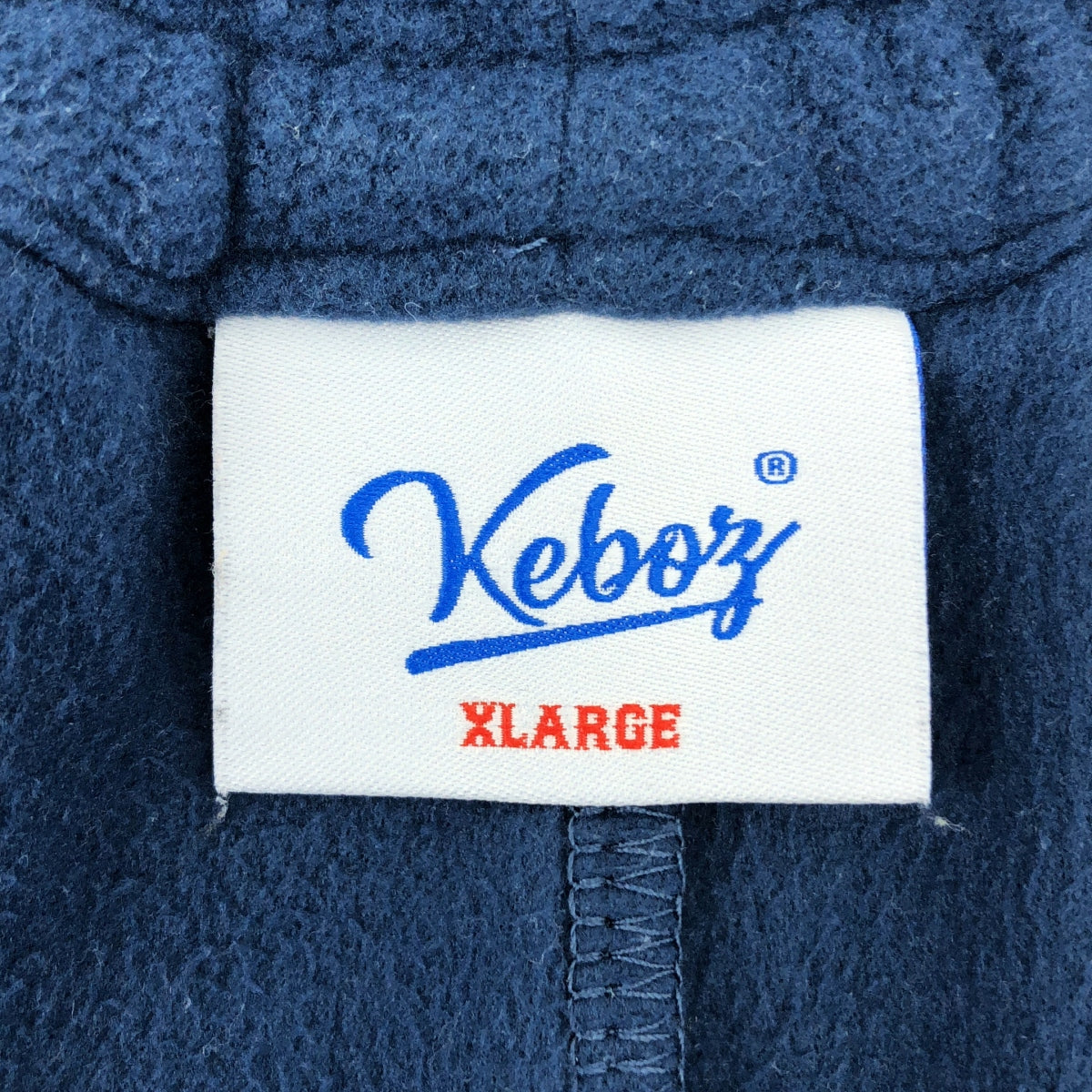 NANGA / 난가 | 2023AW | KEBOZ 별주 FLEECE TRACK PANTS 사이드 라인 플리스 트랙 팬츠 | XL | 블루 / 베이지 | 남성