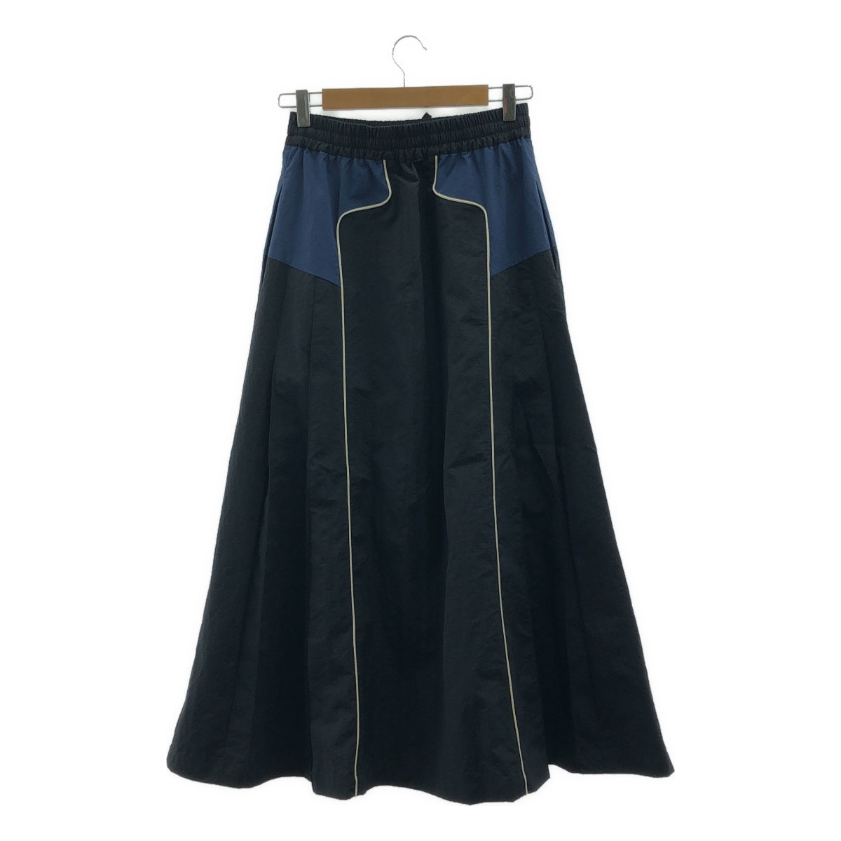 HeRIN.CYE / ヘリンドットサイ | Side pleats flare skirt サイドプリーツフレアスカート | F | ネイビー | レディース