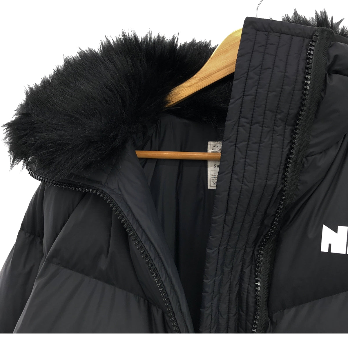 sacai / サカイ | × NIKE ナイキコラボ NRG PARKA ナイロン ファー 異素材切替 フーデッド ダウンジャケット | – KLD