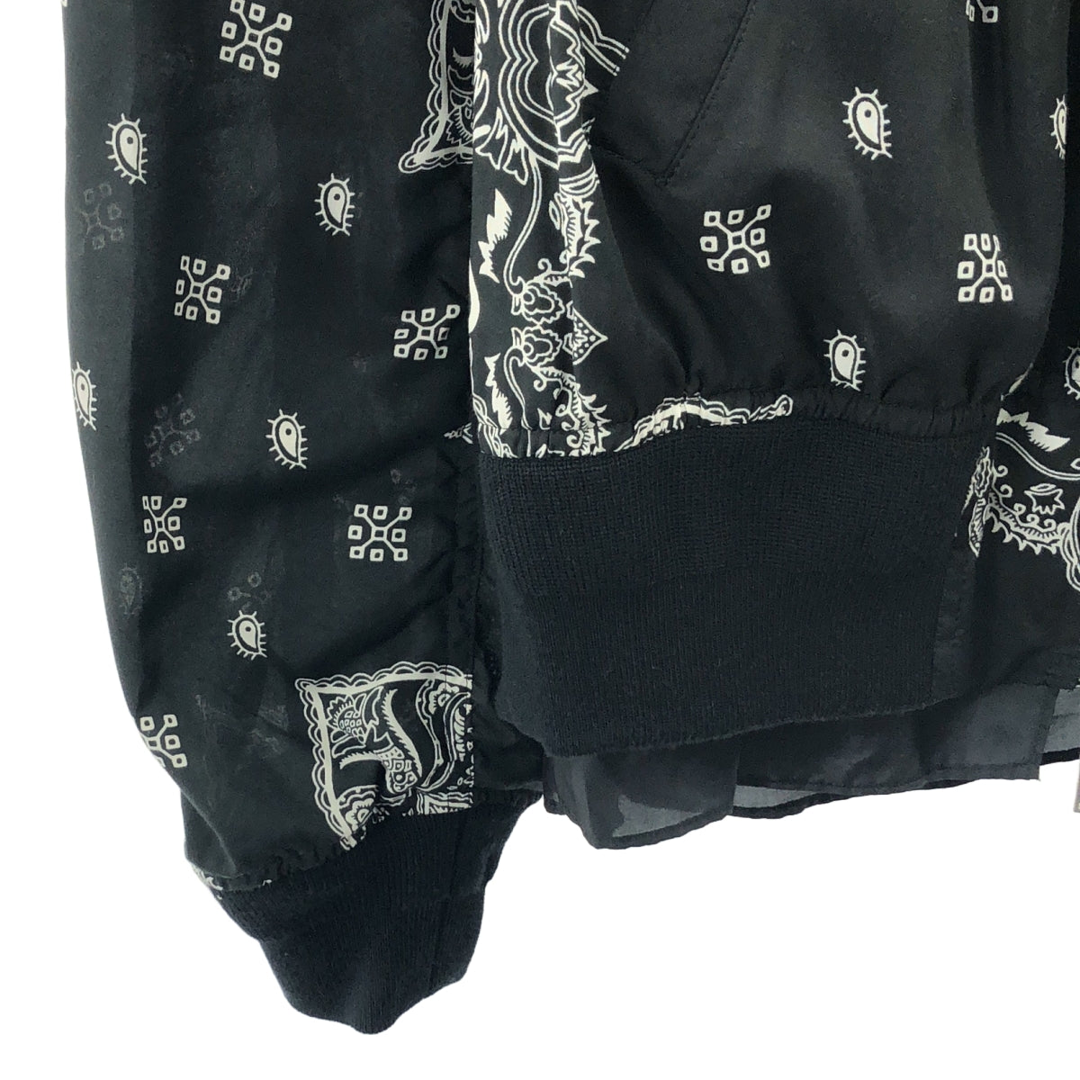 sacai / サカイ | Bandana Print Bomber Jacket バンダナプリント ボンバージャケット | 1 |