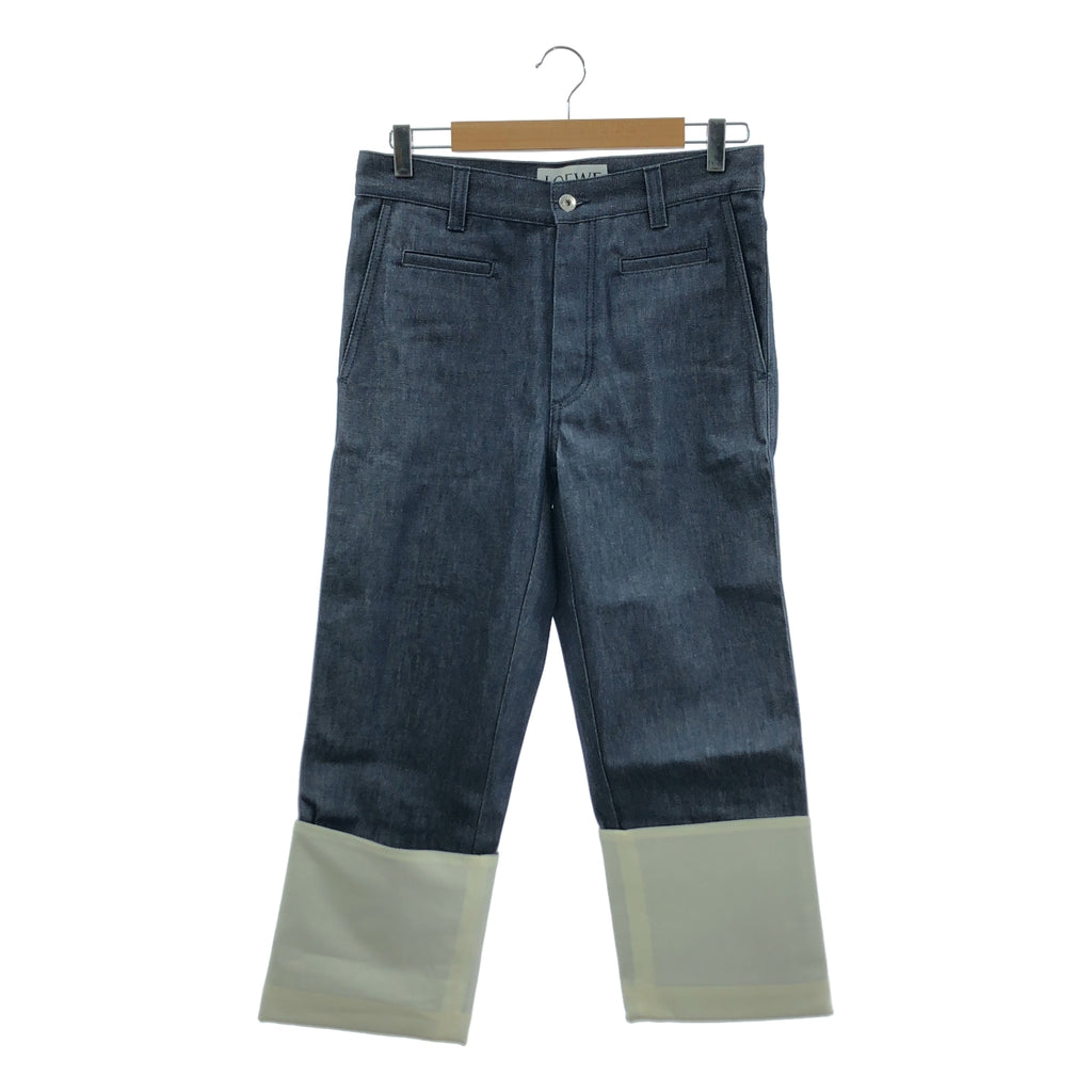 【新品】  LOEWE / ロエベ | フィッシャーマン デニム パンツ | 36 | インディゴ | レディース