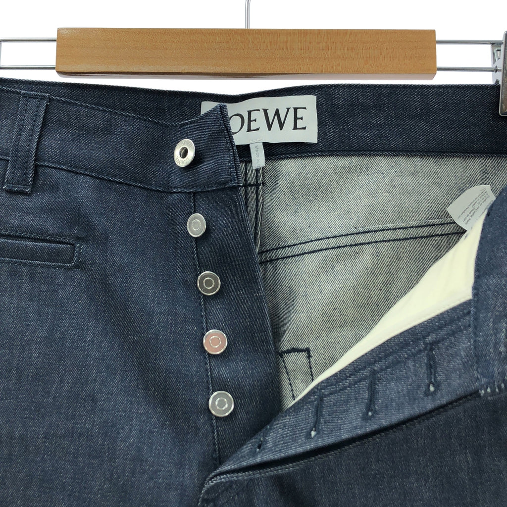 【新品】  LOEWE / ロエベ | フィッシャーマン デニム パンツ | 36 | インディゴ | レディース