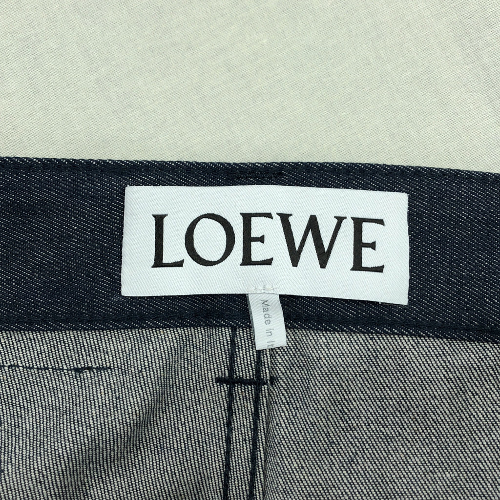 【新品】  LOEWE / ロエベ | フィッシャーマン デニム パンツ | 36 | インディゴ | レディース