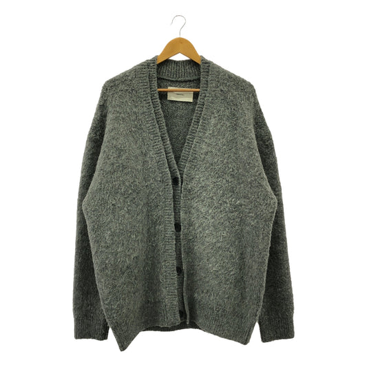 TODAYFUL / トゥデイフル | 2023AW | Brashed Vneck Cardigan ブラッシュド Vネック カーディガン | F | グレー | レディース