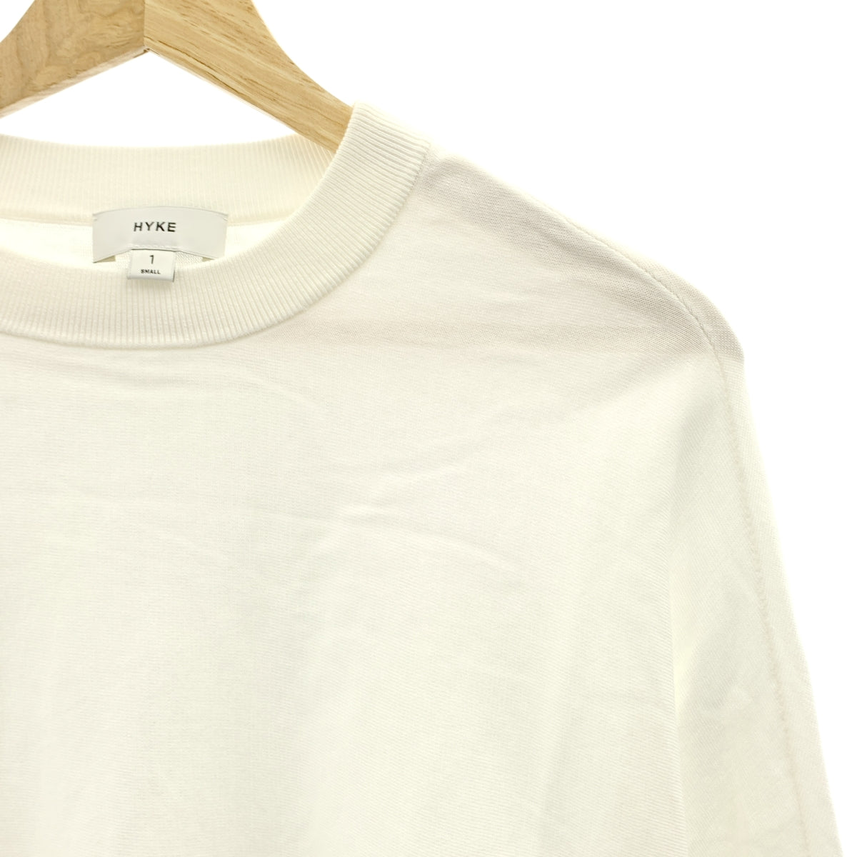 HYKE / 하이크 | 2024SS | CREW NECK PONCHO SWEATER 니트 | 1 | 여성