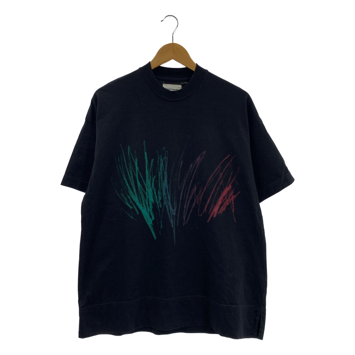 MARKAWARE / マーカウェア | BOX Tee HAND PRINT コットン プリント Tシャツ |