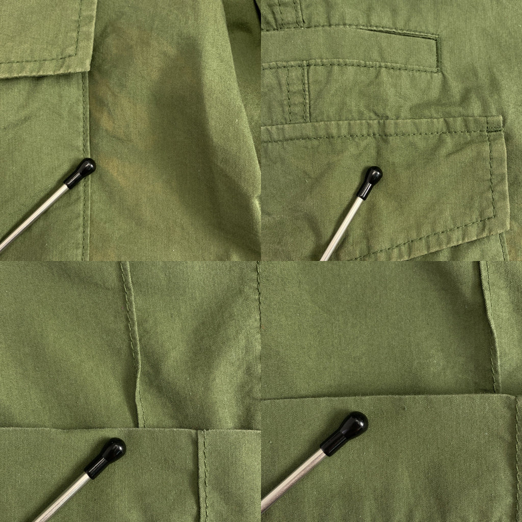 Mame Kurogouchi / 마메쿠로고우치 | 2022SS | Cotton Nylon Tucked Cargo Trousers 카고 바지 | 2 | 여성