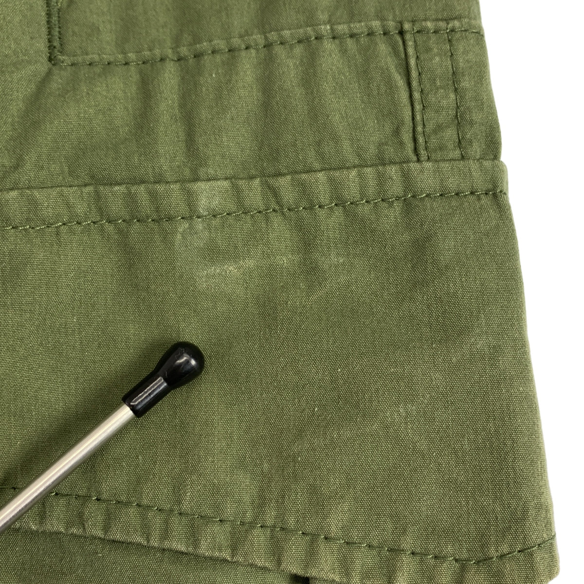 Mame Kurogouchi / 마메쿠로고우치 | 2022SS | Cotton Nylon Tucked Cargo Trousers 카고 바지 | 2 | 여성