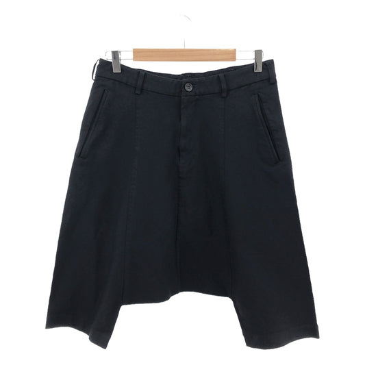 BLACK COMME des GARCONS | 2009SS | Poly shrunken sarouel shorts | XS | Women's