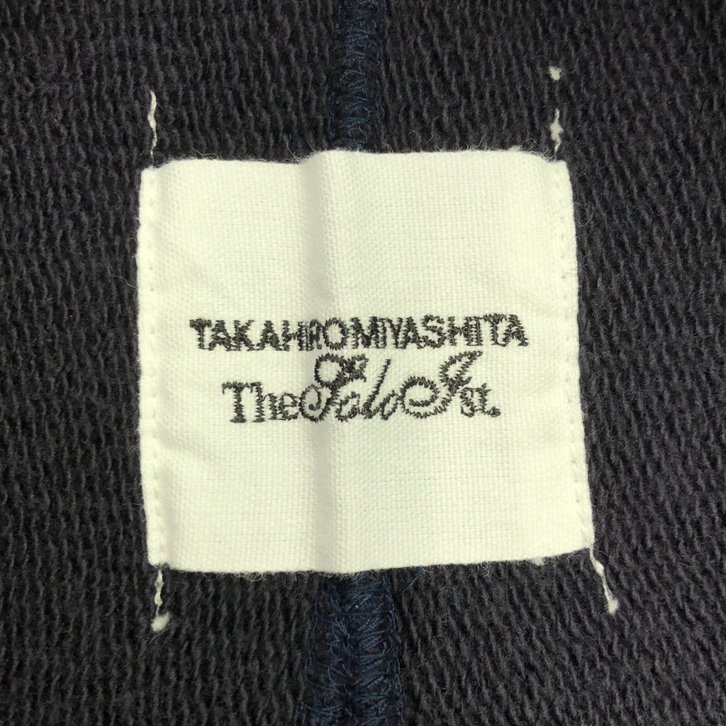 TAKAHIROMIYASHITA The Soloist / タカヒロミヤシタザソロイスト | インサイドアウト カットオフ ドローストリング スウェットパンツ | 46 | ネイビー | メンズ