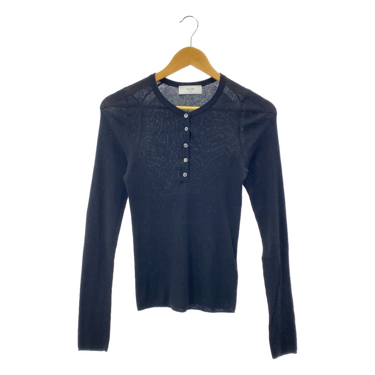 SLOBE IENA | 2024AW | SUIBI 高針亨利衫套頭衫 |