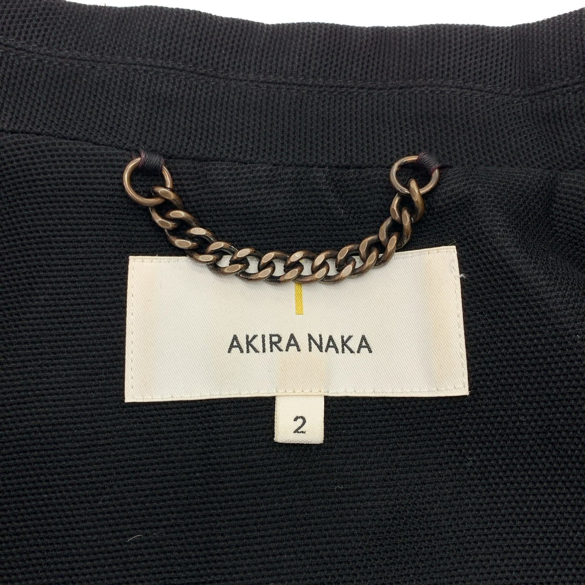AKIRANAKA | 棉絲不對稱 1B 單排扣外套 | 2 碼 | 女款