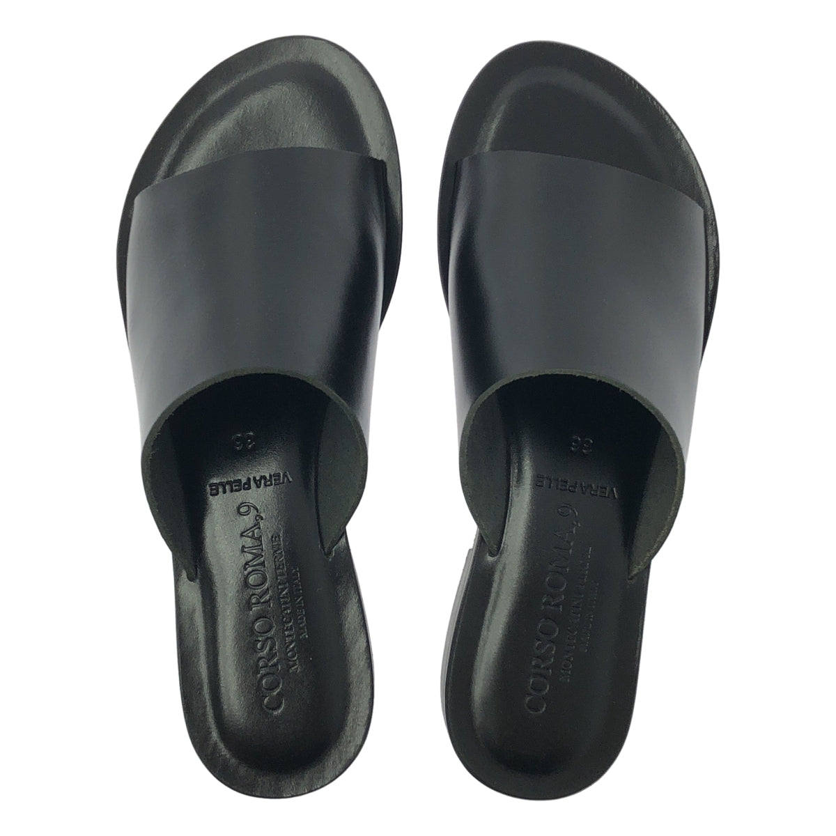 CORSO ROMA 9 | 皮革平底涼鞋 | 尺寸 36 | 女款