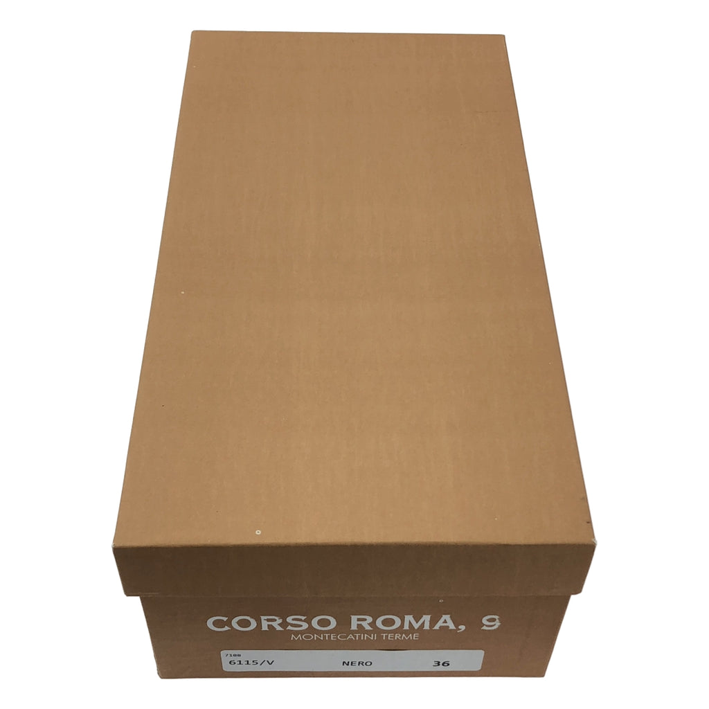 CORSO ROMA 9 / 코르솔로 마노베 | 가죽 플랫 신발 샌들 | 36 | 여성