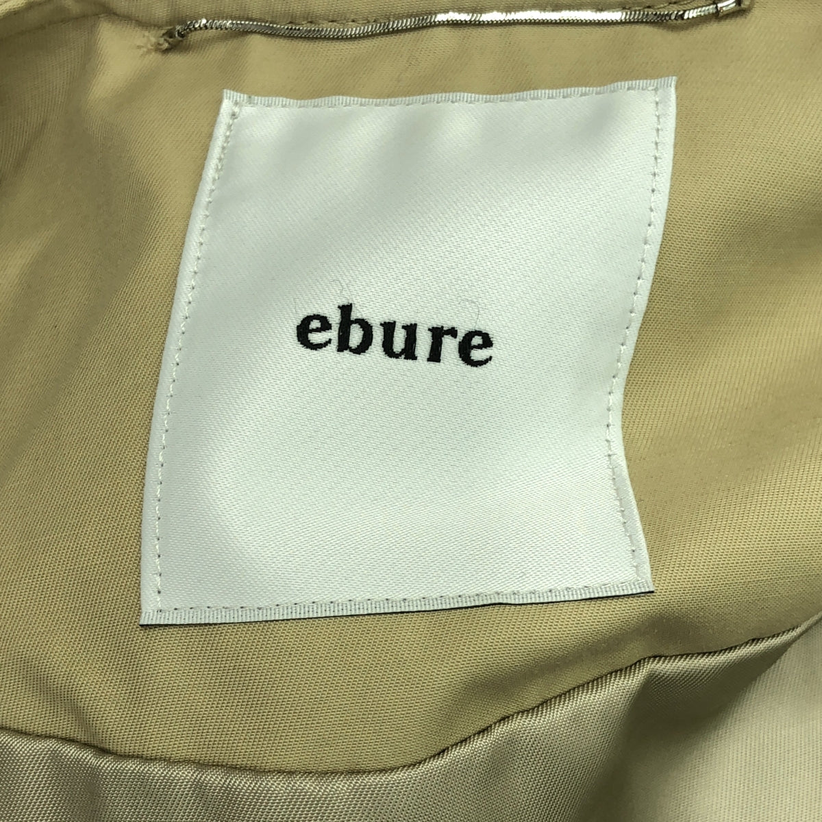 ebure / エブール | ノーカラー トレンチコート | 36 | レディース