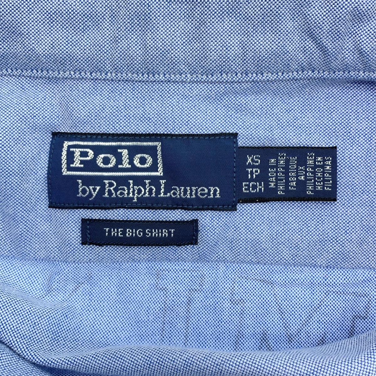 RALPH LAUREN POLO 衫 | 訂製圖案牛津襯衫 | XS |