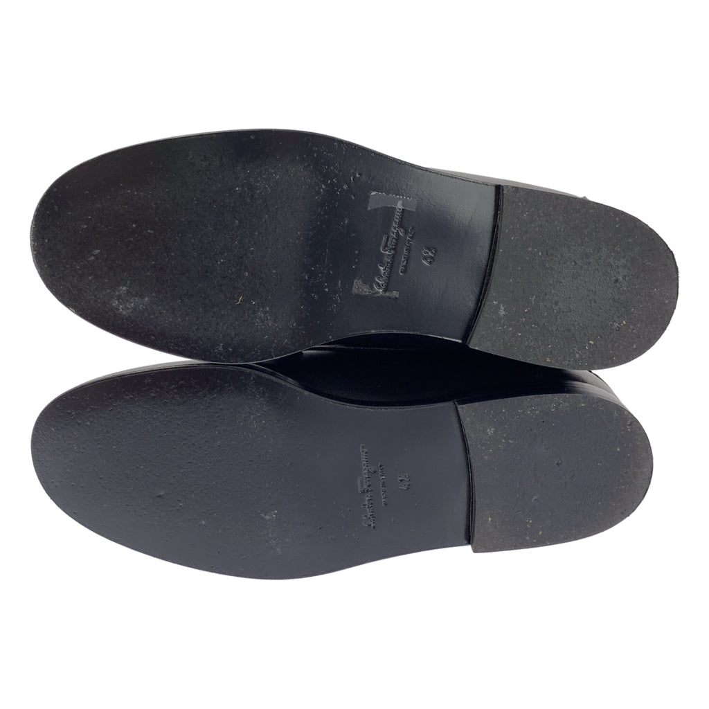 Salvatore Ferragamo | VIVALDO KN | 皮革Logo飾帶短襪樂福鞋 | 4 1/2碼 | 女款