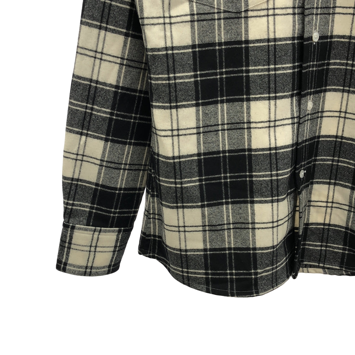 Dunhill | 羊毛格紋 CPO 襯衫 | M 碼 | 男款