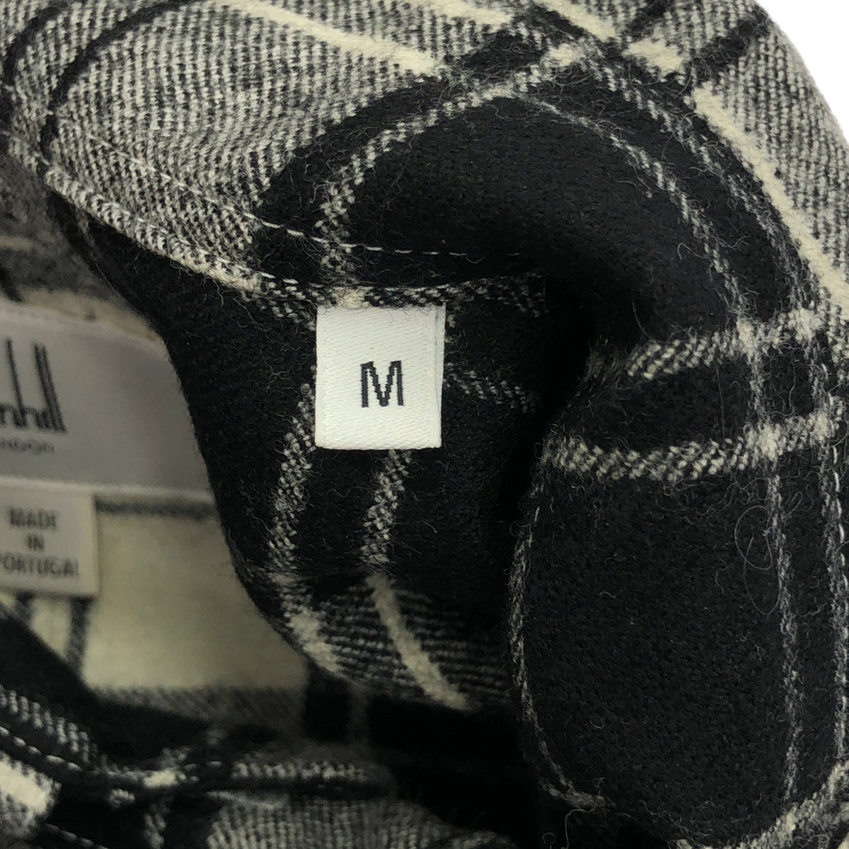 Dunhill | 羊毛格紋 CPO 襯衫 | M 碼 | 男款