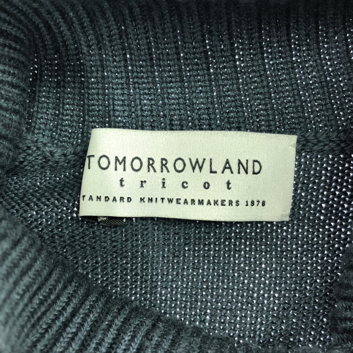 TOMORROWLAND tricot | 2022AW | Merino Basic Turtleneck Knit | XS | Gray | Men's