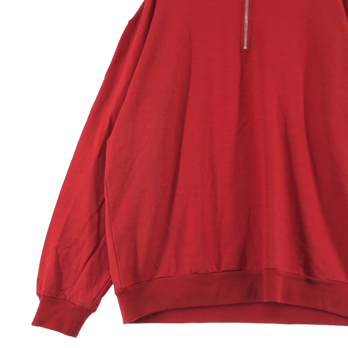 AURALEE / オーラリー | 2025AW | LIGHT WOOL SWEAT HALF ZIP P/O ウール ハーフジップ スウェット | 4 | メンズ