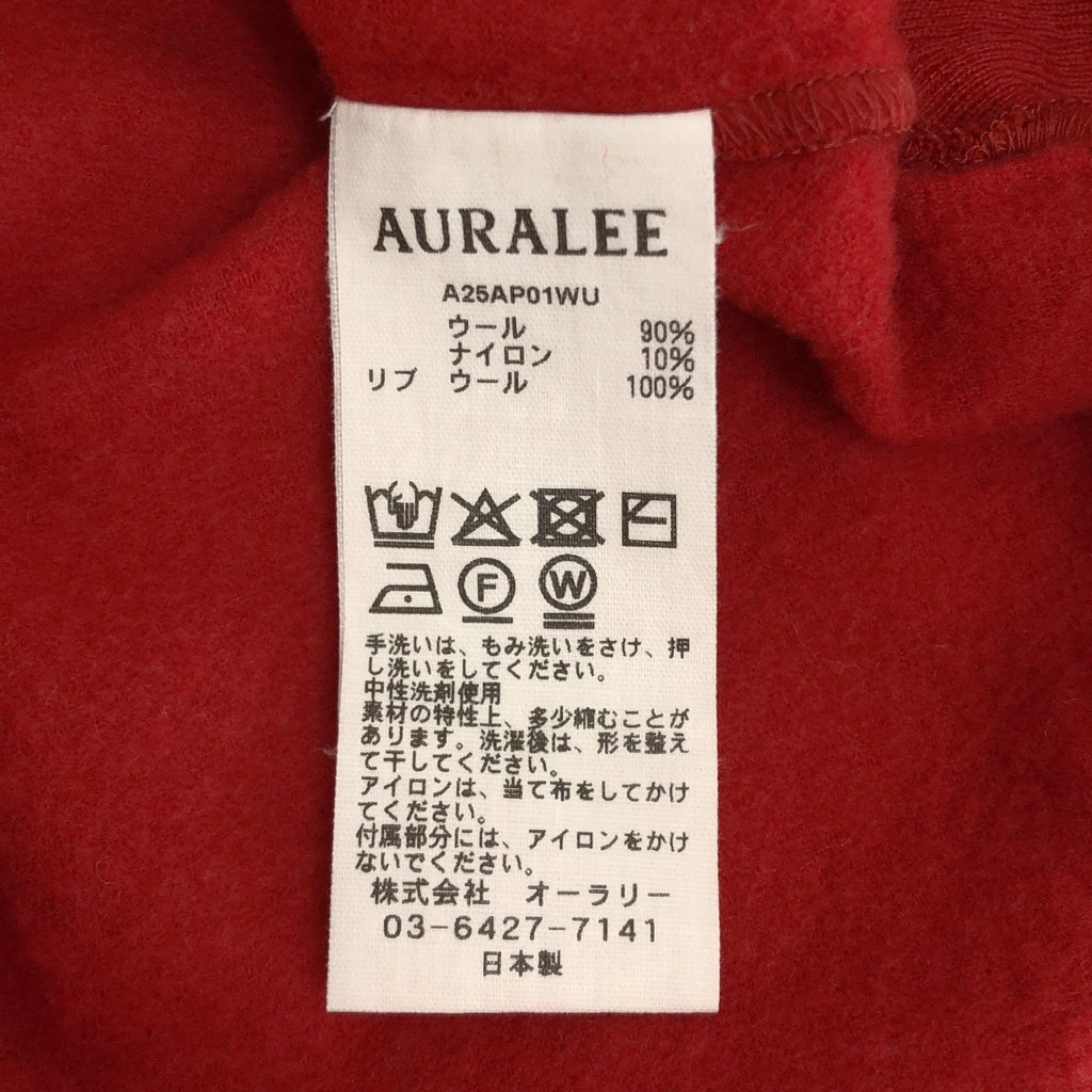 AURALEE / オーラリー | 2025AW | LIGHT WOOL SWEAT HALF ZIP P/O ウール ハーフジップ スウェット | 4 | メンズ