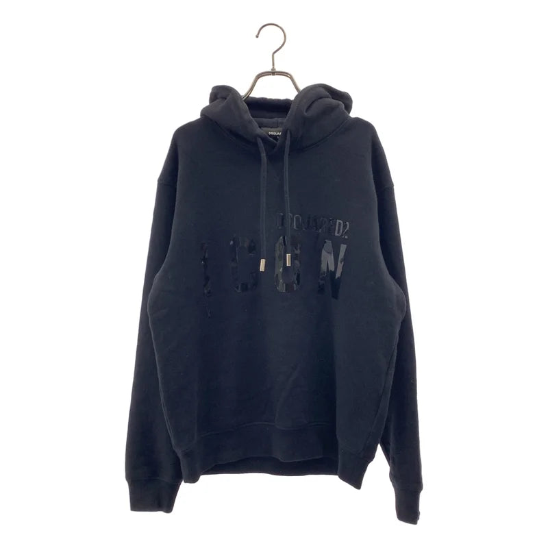 DSQUARED2 / 디스퀘어드 | COOL FIT ICON LOGO HOODIE / 로고 프린트 후디 풀오버 후드티 | S | 남성