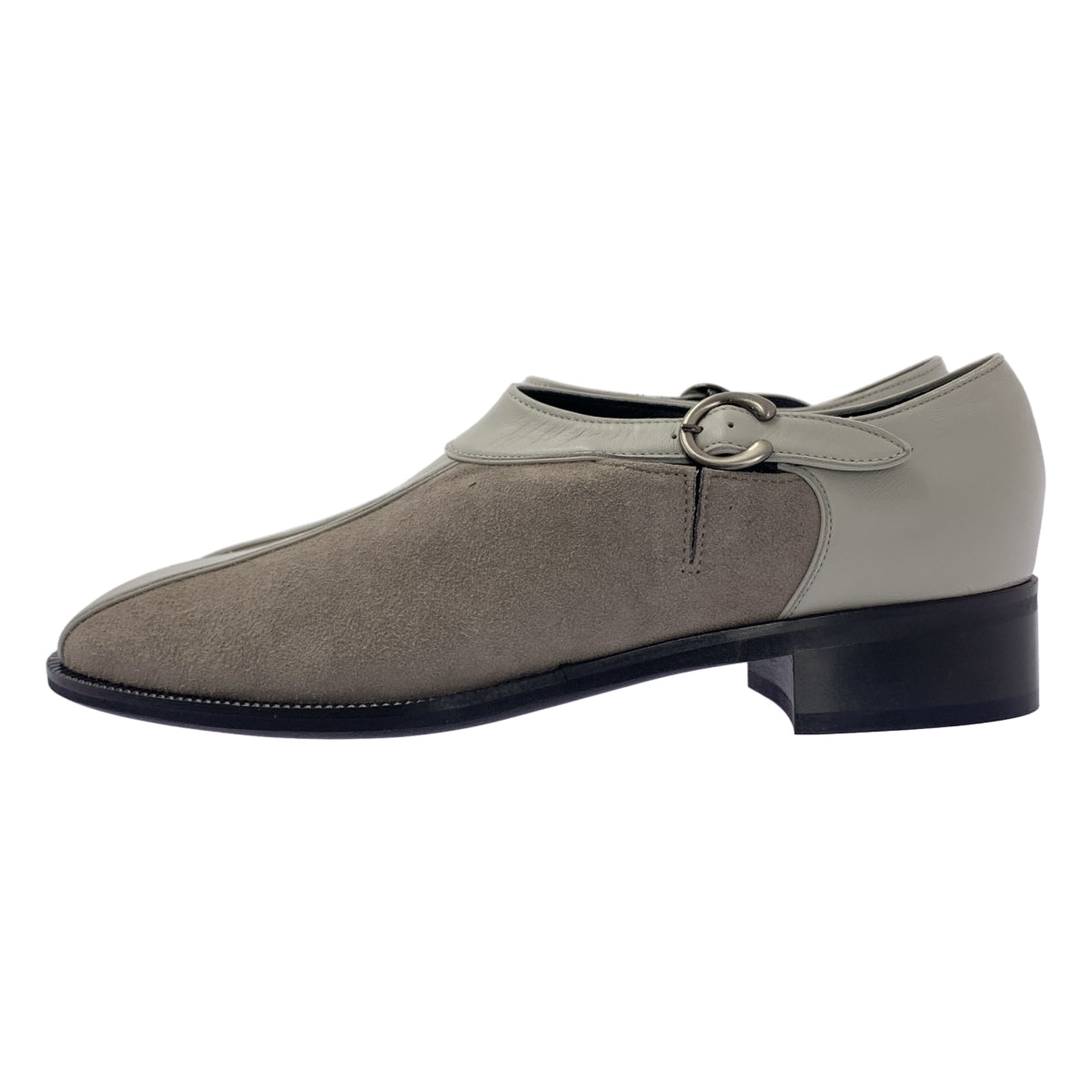 【美品】  KATIM / カチム | MEKKA / スエード切替 レザー ストラップ シューズ 革靴 | 36 | MATTE GRAY | レディース