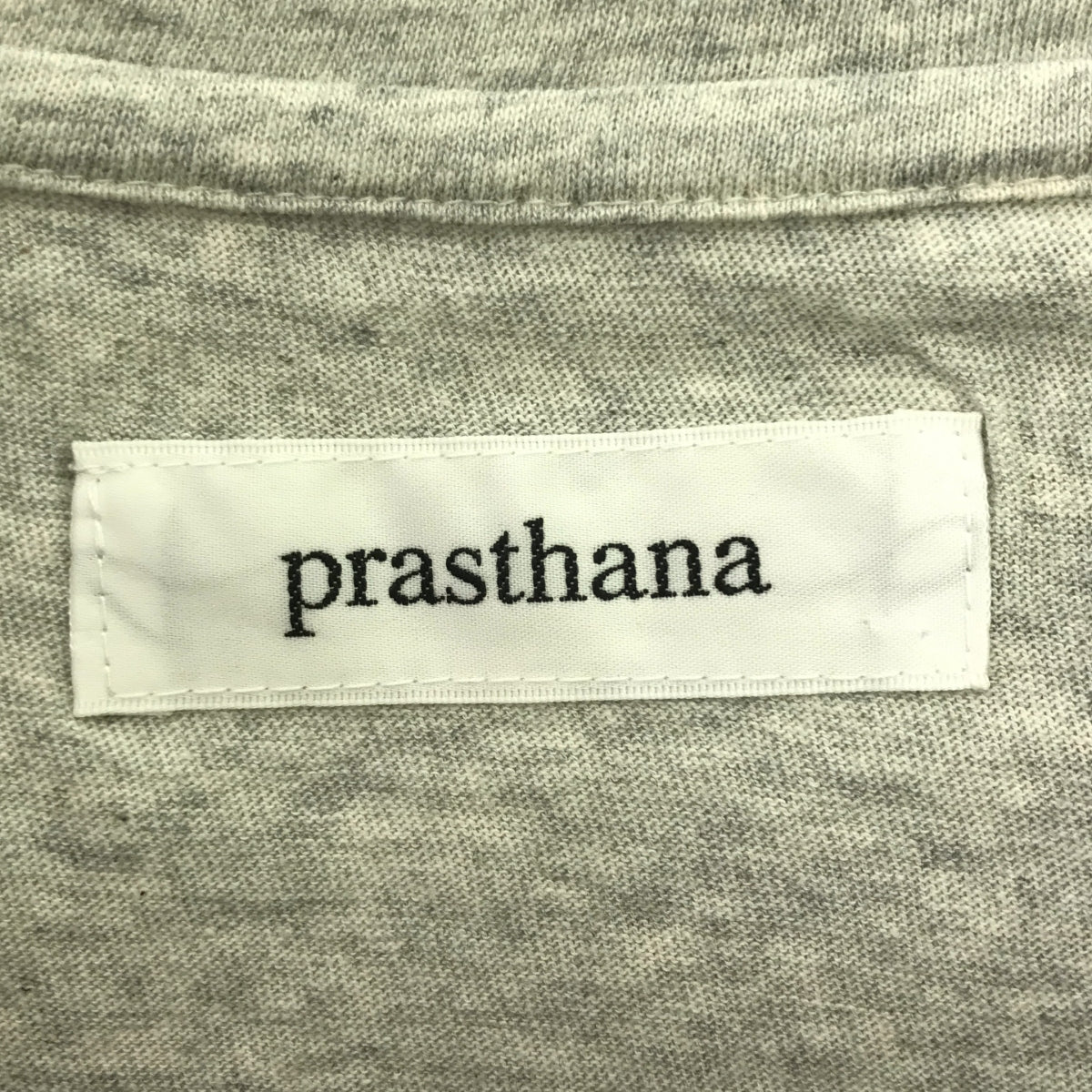 【新品】  prasthana / プラスターナ | pitch shifter S/S Tシャツ | F | グレー | メンズ