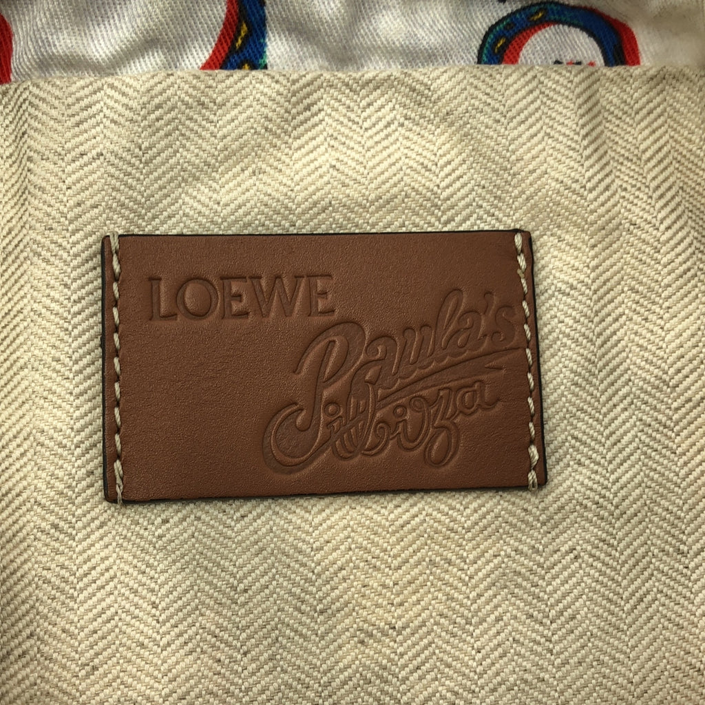 LOEWE / ロエベ | × Paula's Ibiza パウラズイビザコラボ リザード柄 ドローストリング 巾着ポーチ |