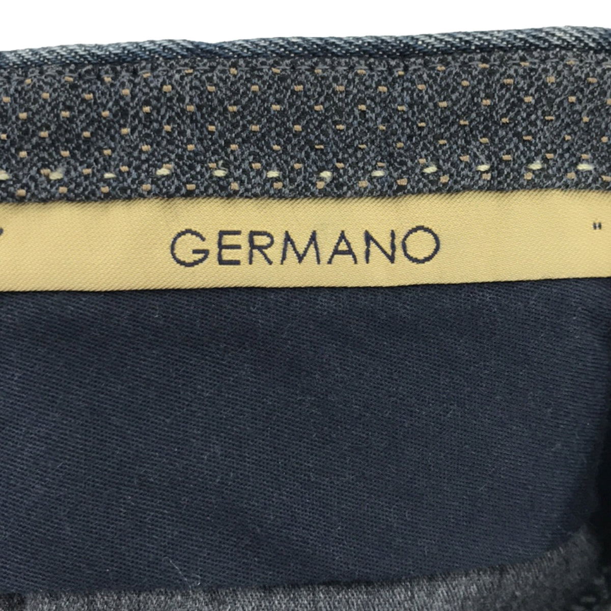 GERMANO / ジェルマーノ | 2タック ストレッチ デニムスラックス | 48 | メンズ
